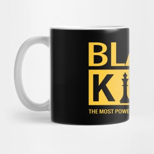 Black King The Most Powerful Piece In The Game, Black Men, Black Lives Matter Mug